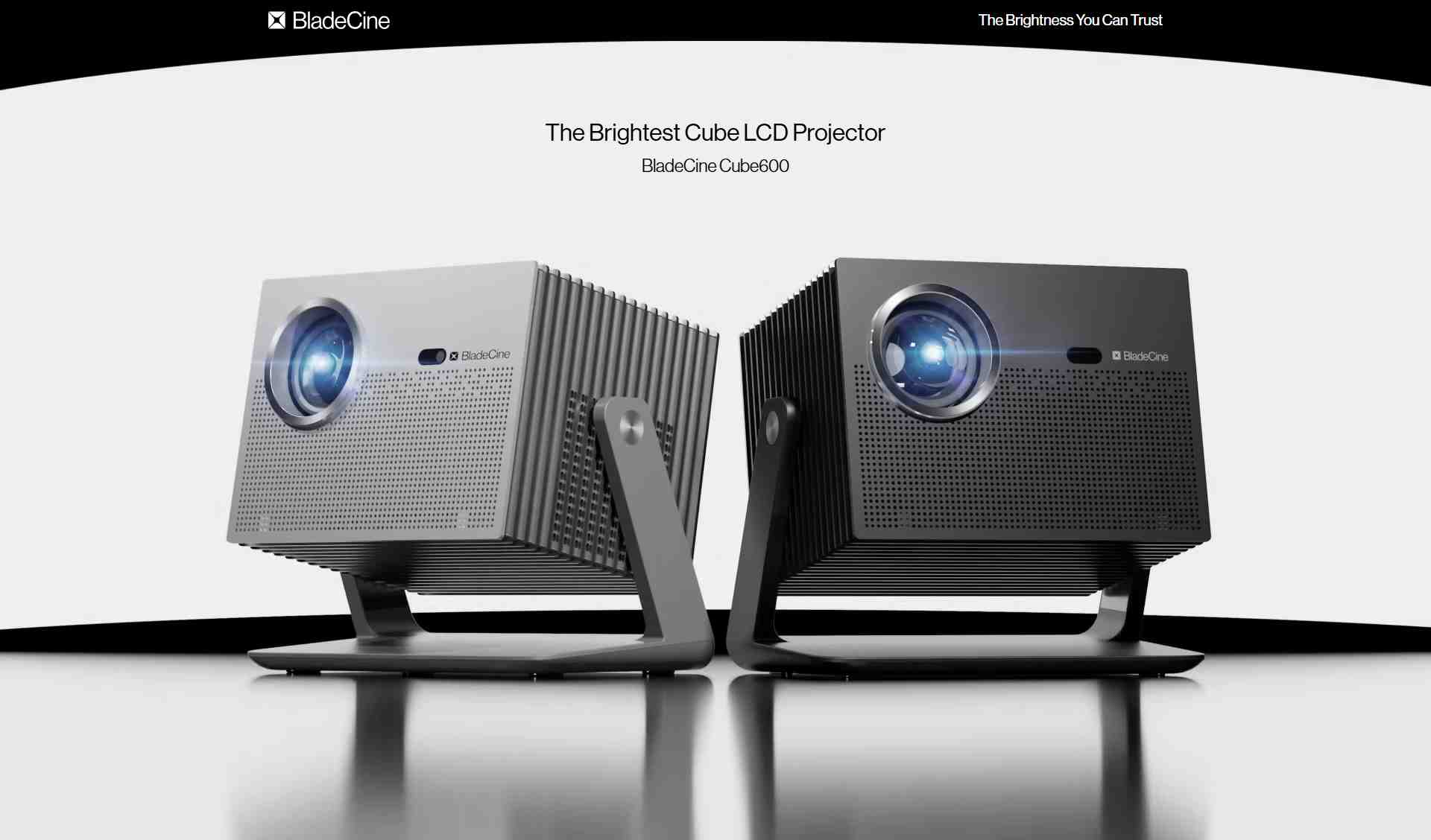BladeCine Cube 600 - 600 ISOLümen, 2xHDMI, Ethernet&Wi