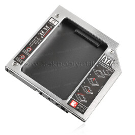 Dark Storex Notebook Optik Sürücü 2.5" HDD / SSD Sata Disk Dönüştürücü - 12.7mm Kalın Diskler İle Uyumlu (DK-AC-DSOSD12)