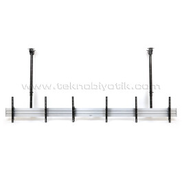 Dark VT15 40"- 50" Üç TV Destekli Tavan Tipi Hareketli, Yükseklik Ayarlı TV Askı Aparatı (DK-AC-VT15)