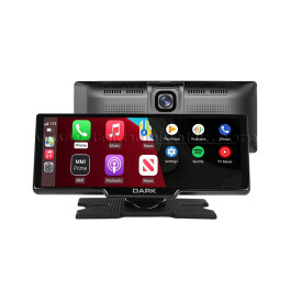 Dark 10.26" IPS Apple CarPlay & Android Auto / AirPlay, Android Cast Ekran Yansıtma Ön & Arka Kameralı Torpido Üstü Araç Ekranı (DK-VA-CMP1010)