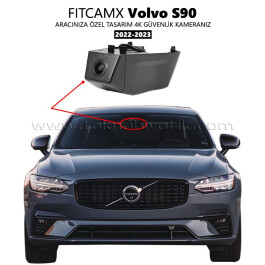 FitCamX - Volvo S90 Modele Özel 4K Araç Kamerası (2022-2023) (FT-J6322-S90)