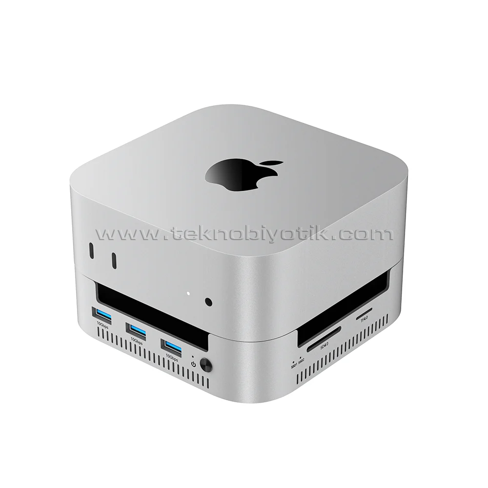 mac mini向け ACASIS M001Pro USBハブ 本体 USプラグ Acasis M001 PRO 11in1 Mac Mini M4 Workstation - 40Gbps Thunderbolt