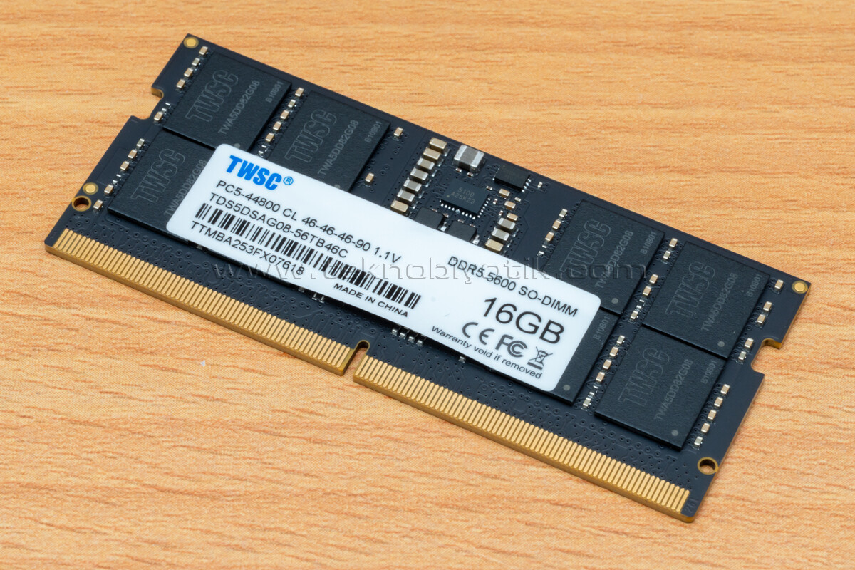 TWSC 16GB DDR5 SoDIMM 5600Mhz Notebook Ram Bellek (TDS5DSAG08