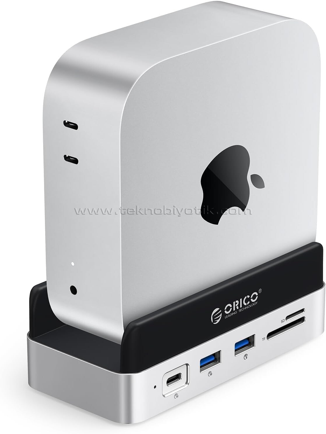 Orico VS10 Mac Mini M4 10in1 Dikey Bağlantı Docking Station - M.2