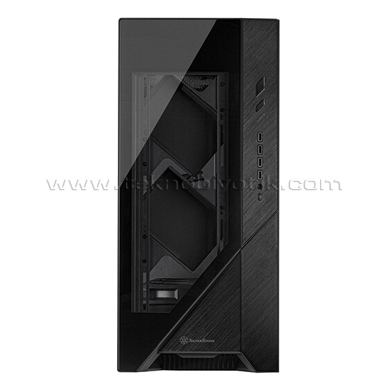 Ceb Panel Silverstone ALTA F2 İş İstasyonu, Temperli Cam Panel, 2x PSU Yuvası ...