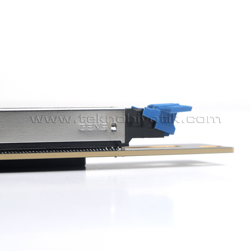 Dark PCIe 5.0 x16, 90 Derece Açılı 20cm Yüksek Hızlı GPU Riser Kablo ...