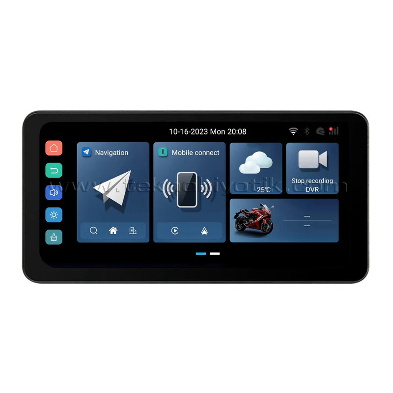 Dark Moto Smart Ultra Android 12 Navigasyon CarPlay / Android Auto ...