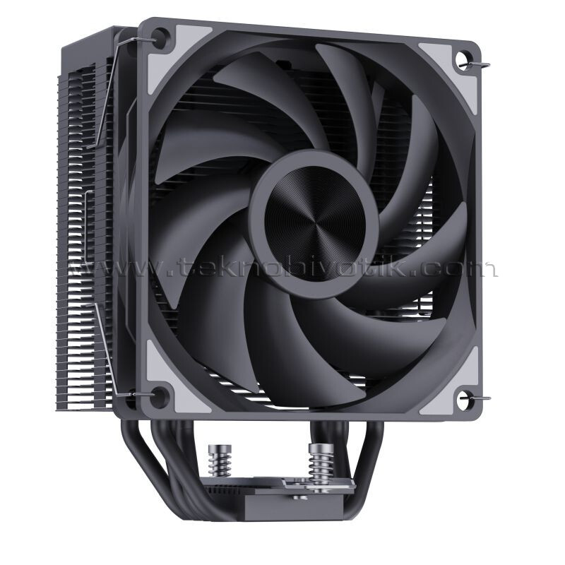 Dark Freezer X120 2025 Edition 1x12cm 4pin PWM Siyah Fanlı, 65CFM