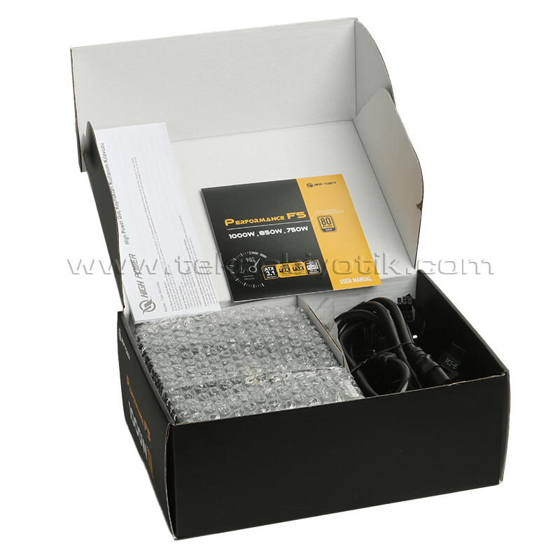 High Power Performance ATX 3.1 1000W 80+ GOLD PCIe 5.1 ATX Güç Kaynağı ...