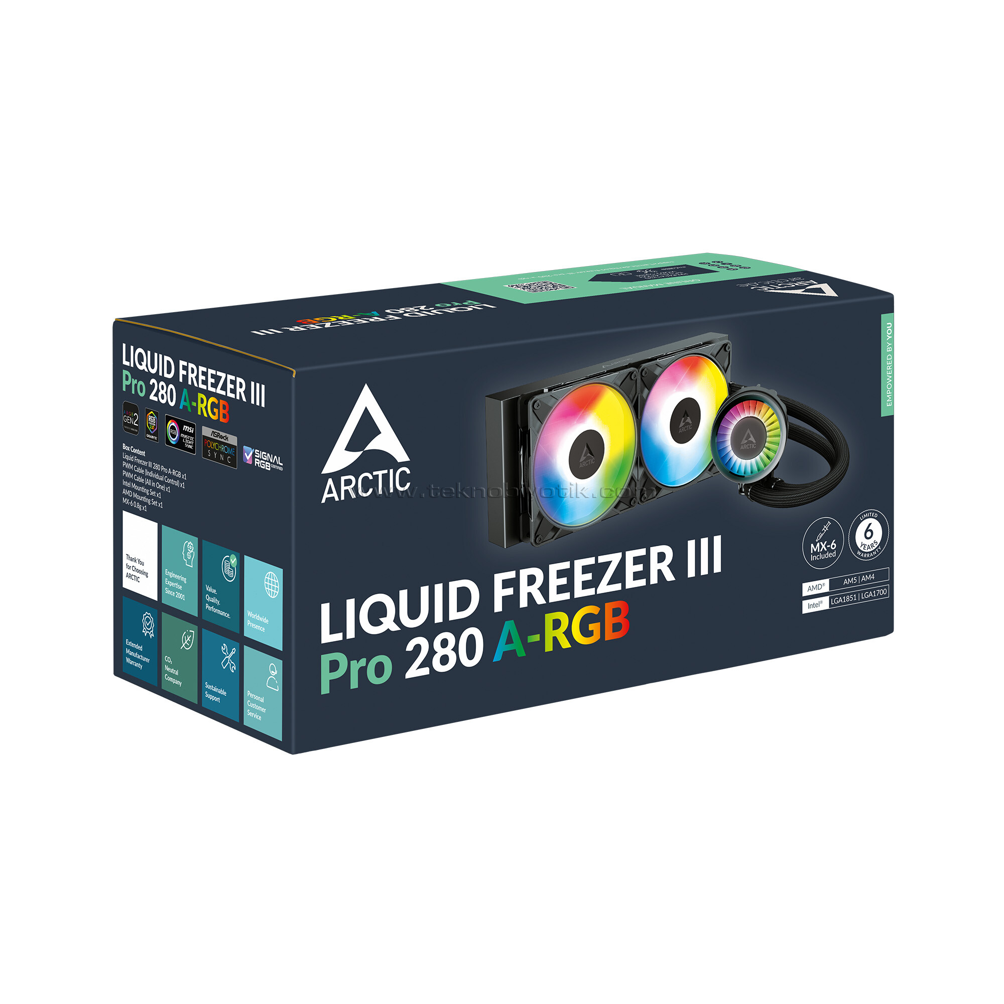 Arctic Liquid Freezer III Pro 280 A-RGB Intel / AMD Uyumlu, 280mm