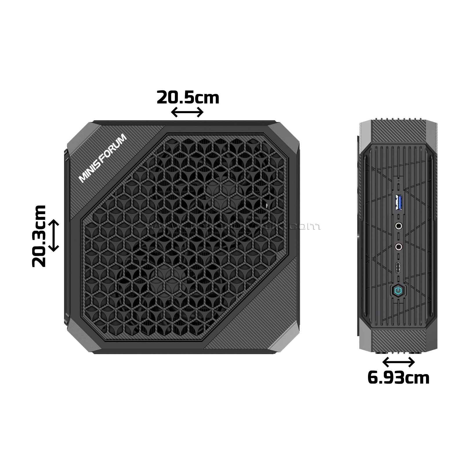 Minisforum HX100G AMD Ryzen 7 7840HS İşlemci + RX 6650M 8GB GPU