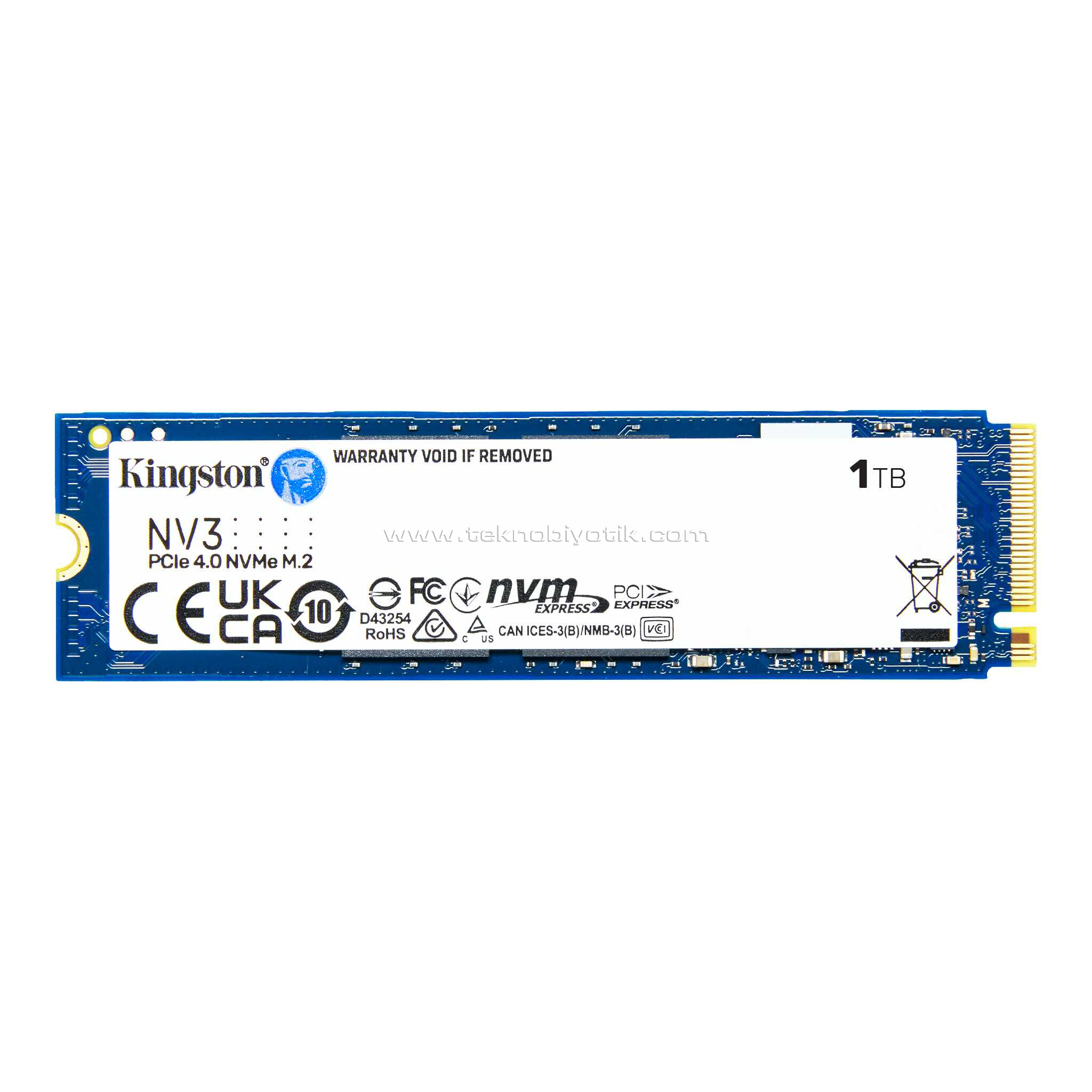 micron NVMe SSD gen4 2280 1TB 1枚 Kingston NV3 1TB 6000MB/4000MBs PCIe 4.0 x4 NVMe M2 SSD (SNV3S