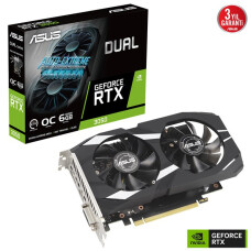 Asus GeForce RTX3050 6GB 96 Bit GDDR6 DP/HDMI Ekran Kartı (90YV0K60-M0NA...