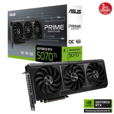 Asus GeForce RTX5070TI 16GB Prime OC 256 Bit GDDR7 3xDP/2xHDMI Ekran Kar...