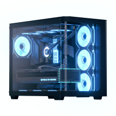 Aerocool P500C 4x12cm Mirror A-RGB Fanlı, Panoramik Tempered Panel, ATX ...