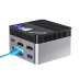 GMKtec G5 Intel N97 İşlemci, 12GB 4800Mhz DDR5 RAM, 512GB SSD, 2xHDMI, 3xUSB Win 11 PRO Ultra Mini PC
