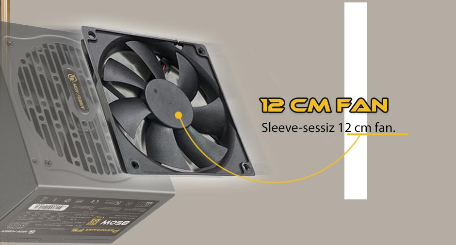 High Power Performance ATX 3.1 850W 80+ GOLD PCIe 5.1 ATX Güç Kaynağı ...